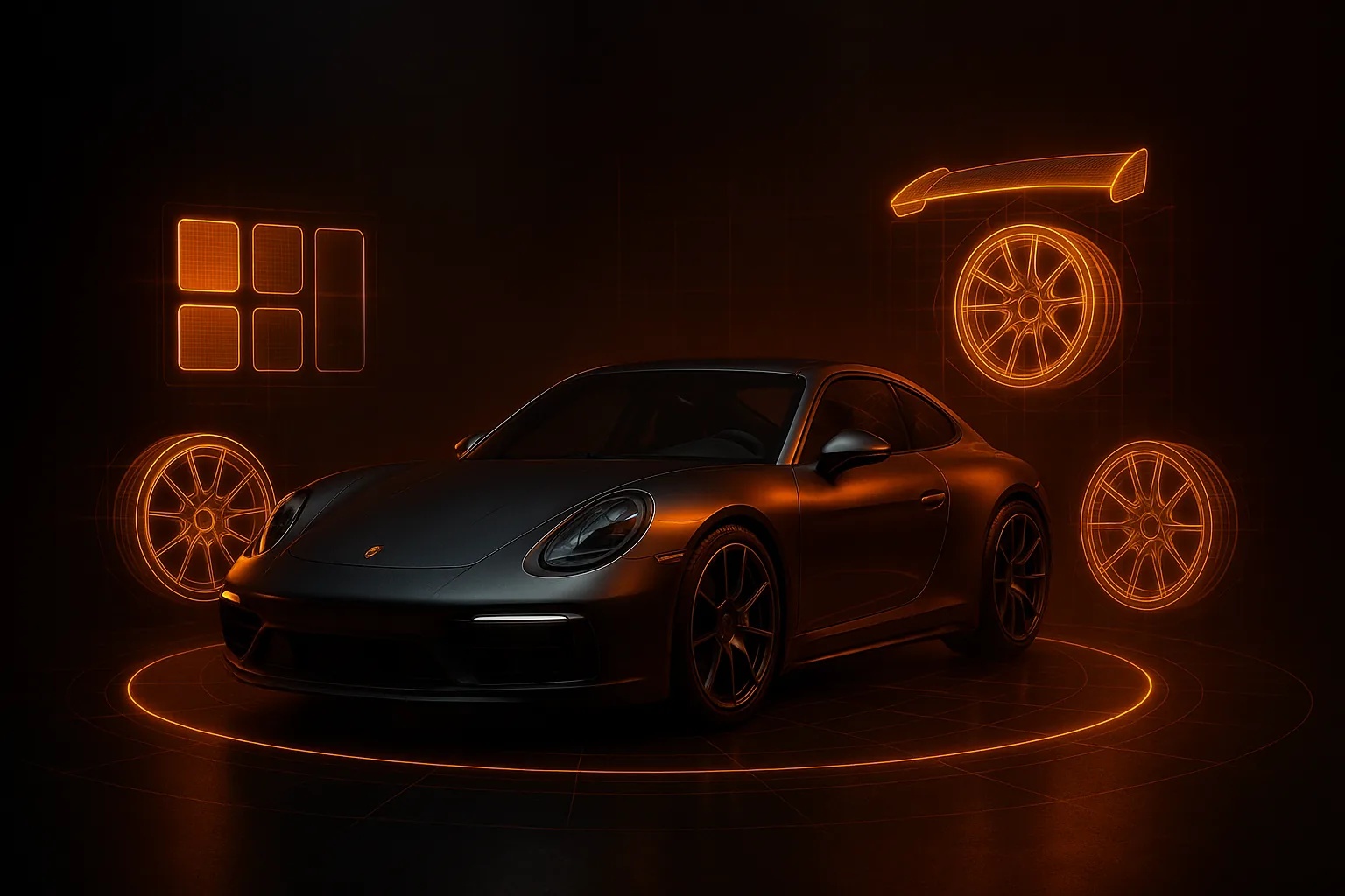 Customizing a car with floating options