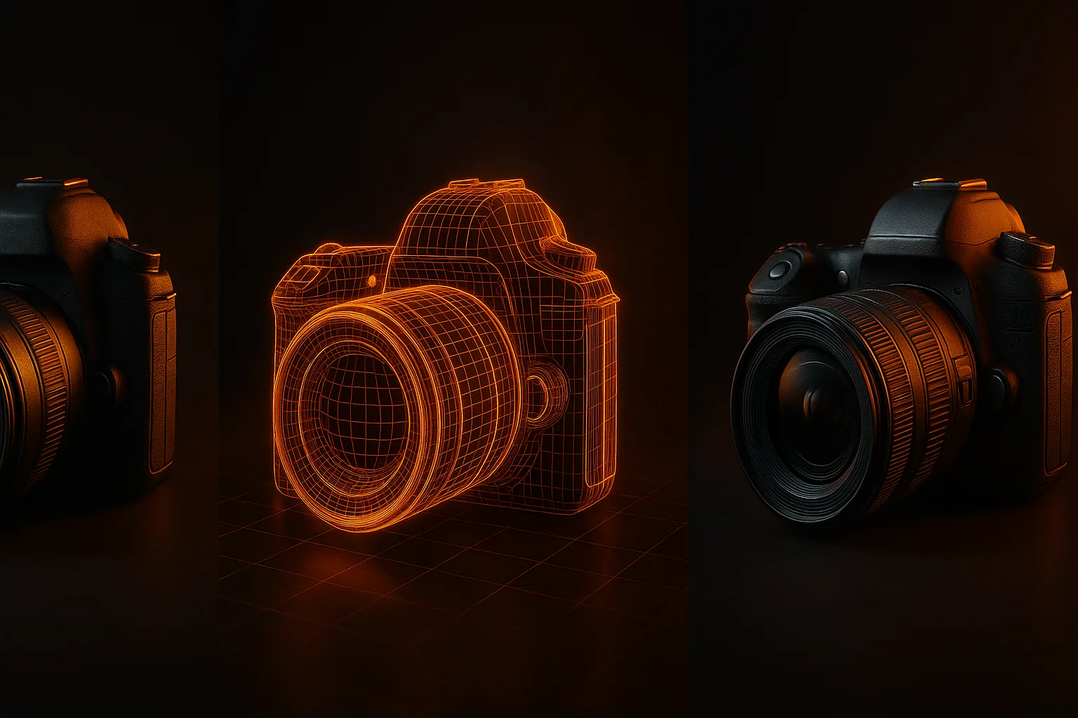 Photo to wireframe to textured model